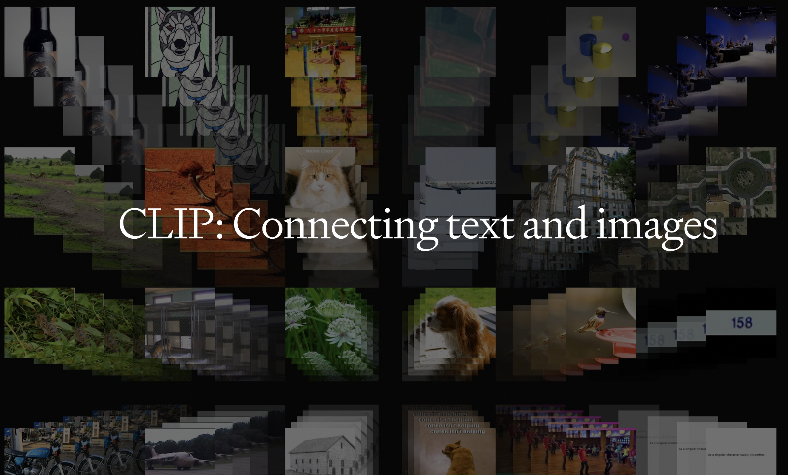 a screenshot of the CLIP OpenAI website