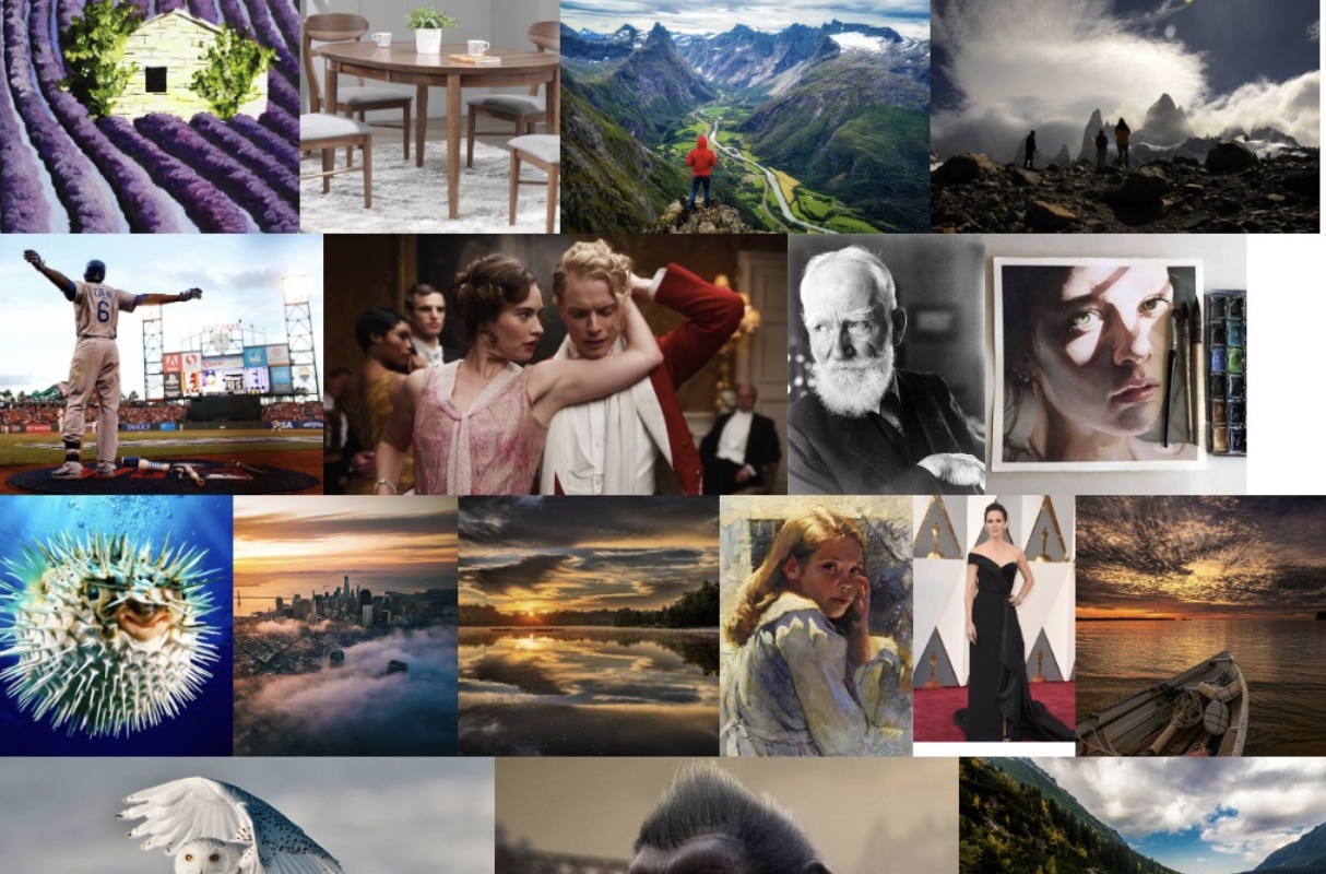 a screenshot of images from the LAION dataset